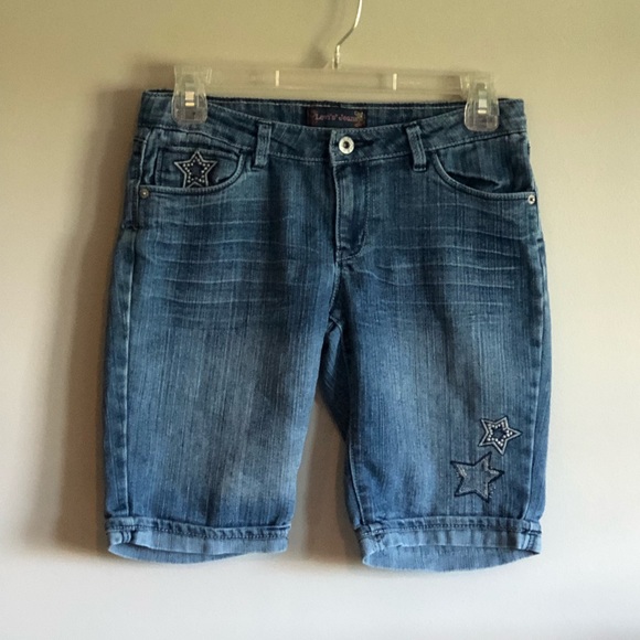 Levi’s Girls Sz 14 Jean Shorts - Picture 1 of 10